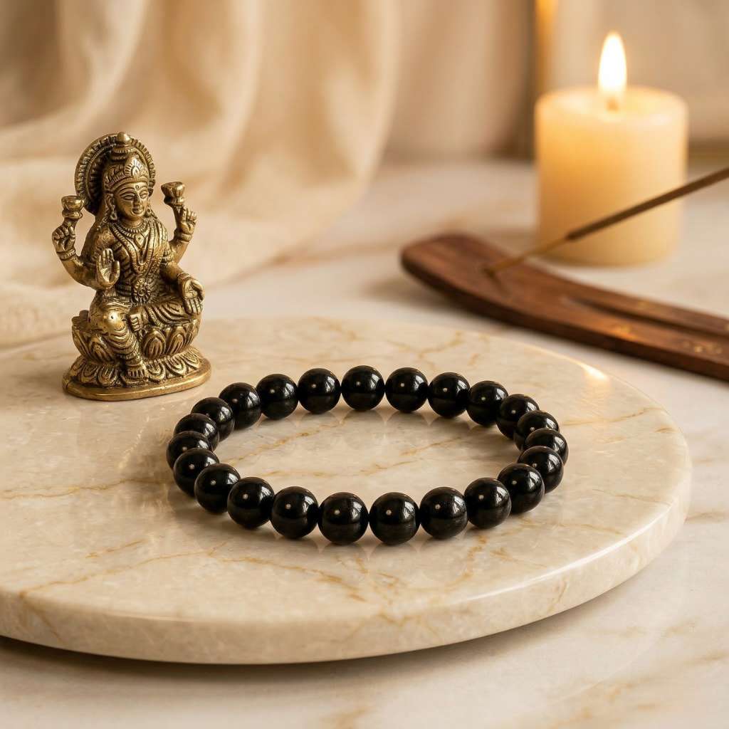 Black Tourmaline Bracelet by Daevik - LAB Certified